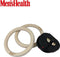 Men's Health Wooden Gym Rings - Crossfit - Oefeningen - Fitness gemakkelijk thuis - Fitnessaccessoire