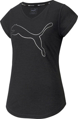 PUMA Heather Cat - Fitness Shirt Dames - dryCELL - Puma Black Heather