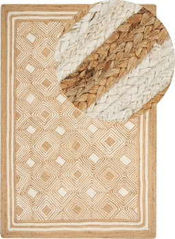 MENGEN - Vloerkleed - Beige - 200 x 300 cm - Jute