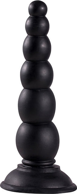 MenStuff Beaded Probe Anaalplug (Zwart)