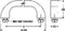 Mentor 3312.1401 Draaghandgreep Aluminium (geëloxeerd) (l x b x h) 164 x 20 x 45 mm 1 stuk(s)