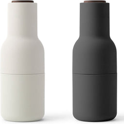 Menu-Bottle grinder Peper-en zoutmolen ash/carbon walnoot