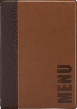 Menukaart Trendy A4 - Bruin