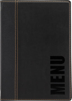 Menukaart Trendy A5 - Zwart