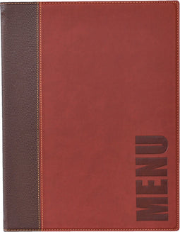 MENUKAARTHOUDER A5 ROOD TRENDY SEC
