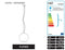 MEO Pavia Hanglamp - Eetkamer & Woonkamer Lamp - Glazen kap - Sfeervolle Verlichting - Zilver