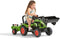FALK Claas Arion 410 - Speelgoedtractor met voorlader en aanhanger - Groen