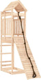 vidaXL - Speelhuis - met - klimwand - massief - grenenhout