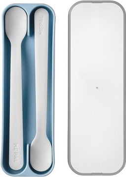 Mepal Babylepels 2 stuks - licht blauw