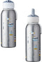 Mepal isoleerfles flip-up Campus – 350 ml – 12 uur koud / 9 uur warm – Drinkfles met rietje voor kinderen – Sailors Bay