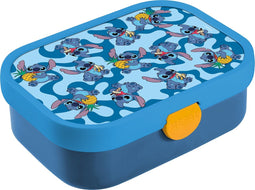 Mepal lunchbox Campus – Broodtrommel met vakjes voor kinderen – Geschikt voor 4 boterhammen – Stitch