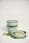 Mepal - Multikom Cirqula vershouddoos - 3-vaks bento bowl - 250 ml, 250 ml & 500 ml - Rond - Nordic sage