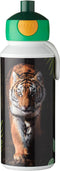 Mepal pop-up drinkfles Campus - 400 ml – Sluit goed af – Drinkbeker voor kinderen – Wild Tiger