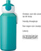 Mepal pop-up drinkfles Campus - 400 ml – Sluit goed af – Drinkbeker voor kinderen – Sailors Bay