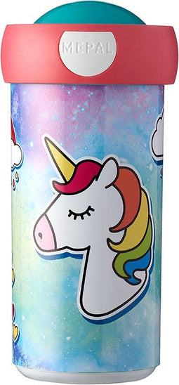Mepal schoolbeker Campus – 300 ml – Sluit goed af – Drinkbeker voor kinderen – Unicorn