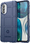 iMoshion Hoesje Geschikt voor Motorola Moto G82 / Moto G52 Hoesje Siliconen - iMoshion Rugged Shield Backcover - Blauw