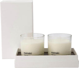 Meraki - Cadeauset kaarsen - Forest Rain - set van 2