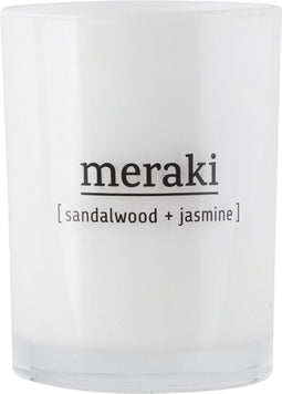 Meraki Geurkaars - Kaars - Sandalwood Jasmine - groot