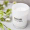 Meraki - Geurkaars White tea & Ginger wit groot