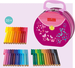 Faber-Castell viltstift - Connector - cadeauset - 33-delig - FC-155537