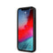 Mercedes - Leren Backcover hoes met Handstrap - iPhone 12 Mini - Bruin + Lunso Tempered Glass