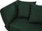 MERI II - Chaise longue - Groen - Linkszijdig - Polyester