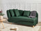 MERI II - Chaise longue - Groen - Linkszijdig - Polyester