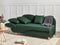 MERI II - Chaise longue - Groen - Linkszijdig - Polyester