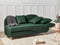 MERI II - Chaise longue - Groen - Rechterzijde - Polyester