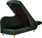 MERI II - Chaise longue - Groen - Rechterzijde - Polyester