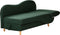MERI II - Chaise longue - Groen - Rechterzijde - Polyester