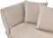 MERI II - Chaise longue - Lichtbruin - Linkszijdig - Polyester