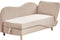 MERI II - Chaise longue - Lichtbruin - Rechterzijde - Polyester