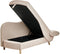 MERI II - Chaise longue - Lichtbruin - Rechterzijde - Polyester