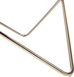 MERIDIAN II - Salontafel - Zwart/Goud - Veiligheidsglas