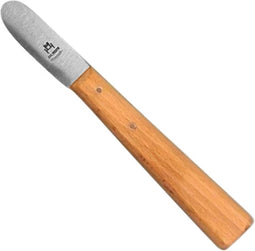 Merkloos Bladsnijmesje 45mm beukenhouten heft