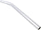 Merkloos Fietszadelpen - Freestyle - Gebogen staal - ø25,4mm - Lengte 360mm - Zilver