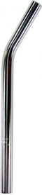 Merkloos Fietszadelpen - Freestyle - Gebogen staal - ø25,4mm - Lengte 360mm - Zilver