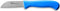 Merkloos Groentemes rv 8.5 cm blauw kunststof heft