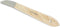 Merkloos Haringkaakmesje - Carbon Lemmet - Houten Heft - 17 cm - Naturel