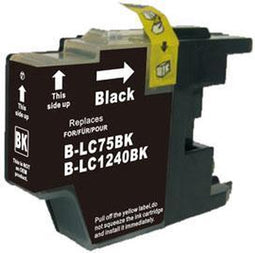 Merkloos – Inktcartridge / Alternatief voor de Brother LC-1220BK inktcartridge Zwart inktmedia huismerk Cartridge