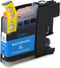 Merkloos – Inktcartridge / Alternatief voor de Brother LC-125C inktcartridge Cyaan inktmedia huismerk Cartridge
