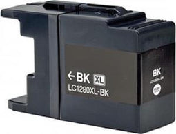 Merkloos – Inktcartridge / Alternatief voor de Brother LC1280BK (LC-1280BK) inktcartridge zwart huismerk