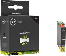 Merkloos – Inktcartridge / Alternatief voor de Epson T1291 inktcartridge zwart inktmedia huismerk Cartridge