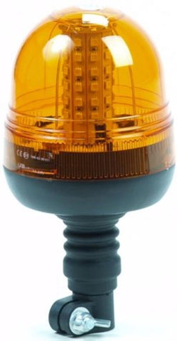 Merkloos LED Zwaailicht / Zwaailamp - Flexibele Voet - Oranje - 12/24 Volt