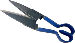 Merkloos Multifunctionele Tuinschaar - 23 cm - Ergonomisch met Softgrip - Blauw en Grijs