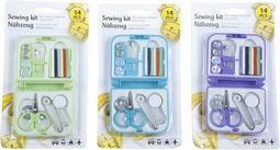 Merkloos Naai Gerei Set - Afsluitbaar - 14 delig - Assorti