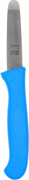 Merkloos Paprikamesje blauw kunststof heft 65 mm
