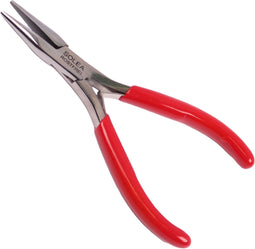 Merkloos Zalmgratentang rechte bek zonder ribbels RVS 13cm rood