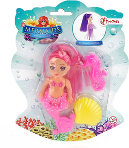 Mermaids Zeemeerminpop met Kammetjes, 12cm